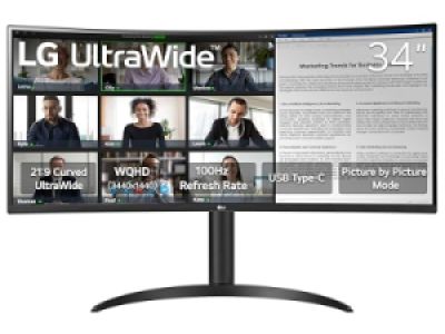 LG UltraWide 34WR55QK-B Monitor Product Image